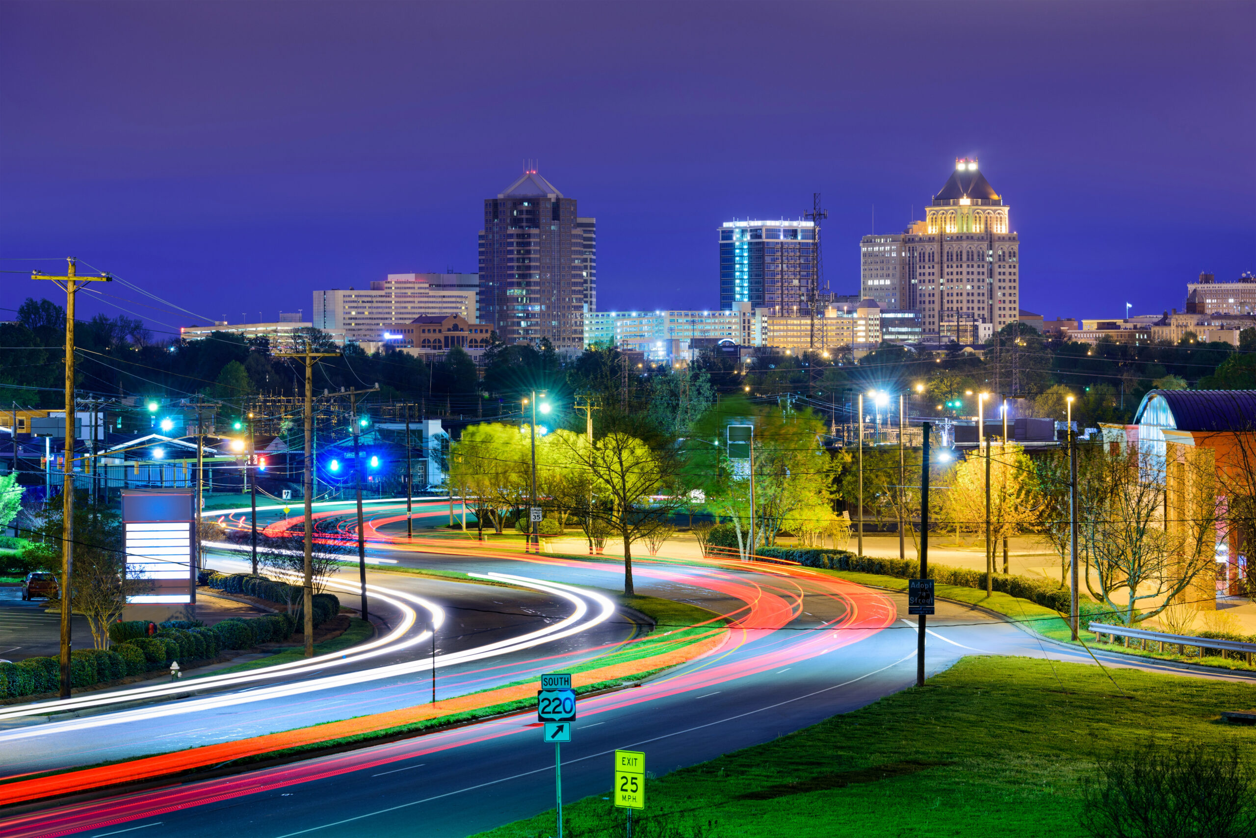 Greensboro NC Skyline
