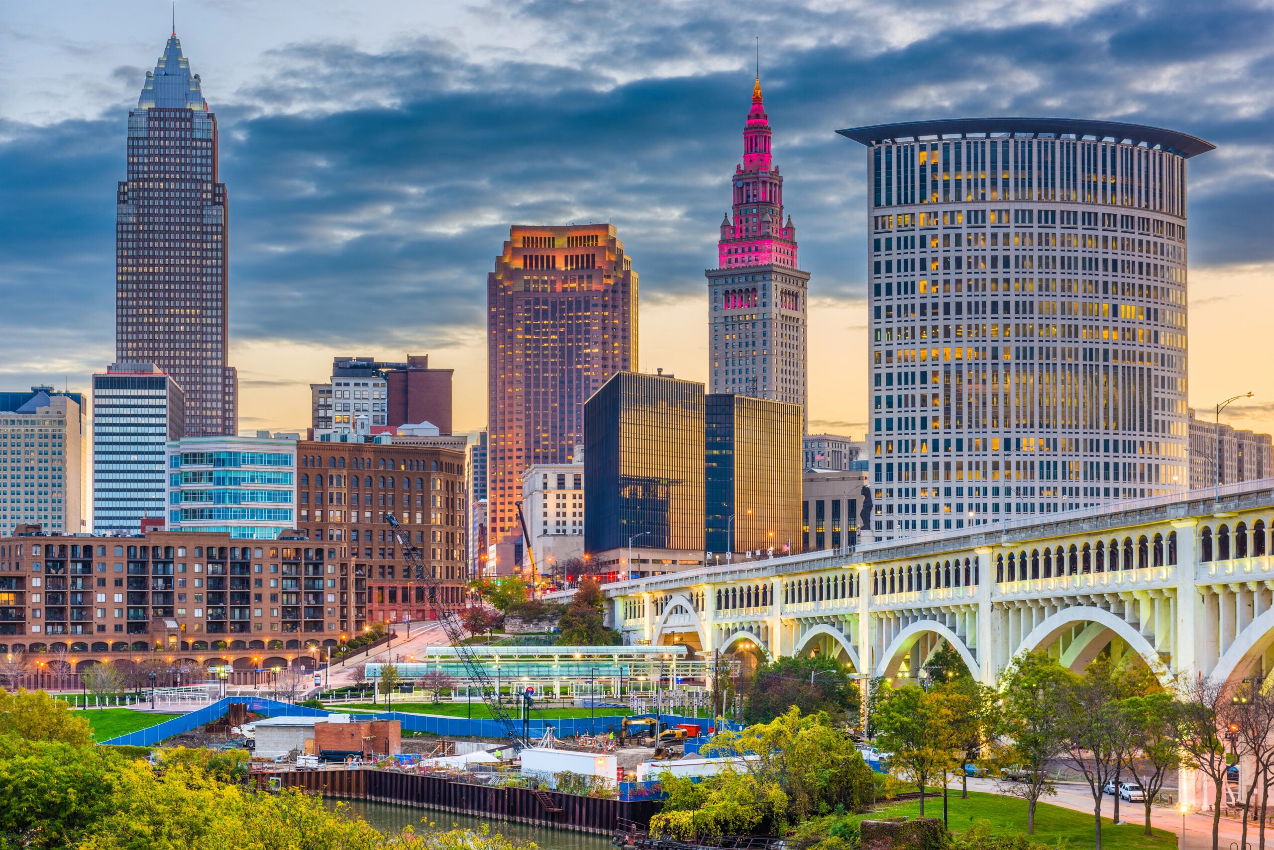 Cleveland OH Skyline