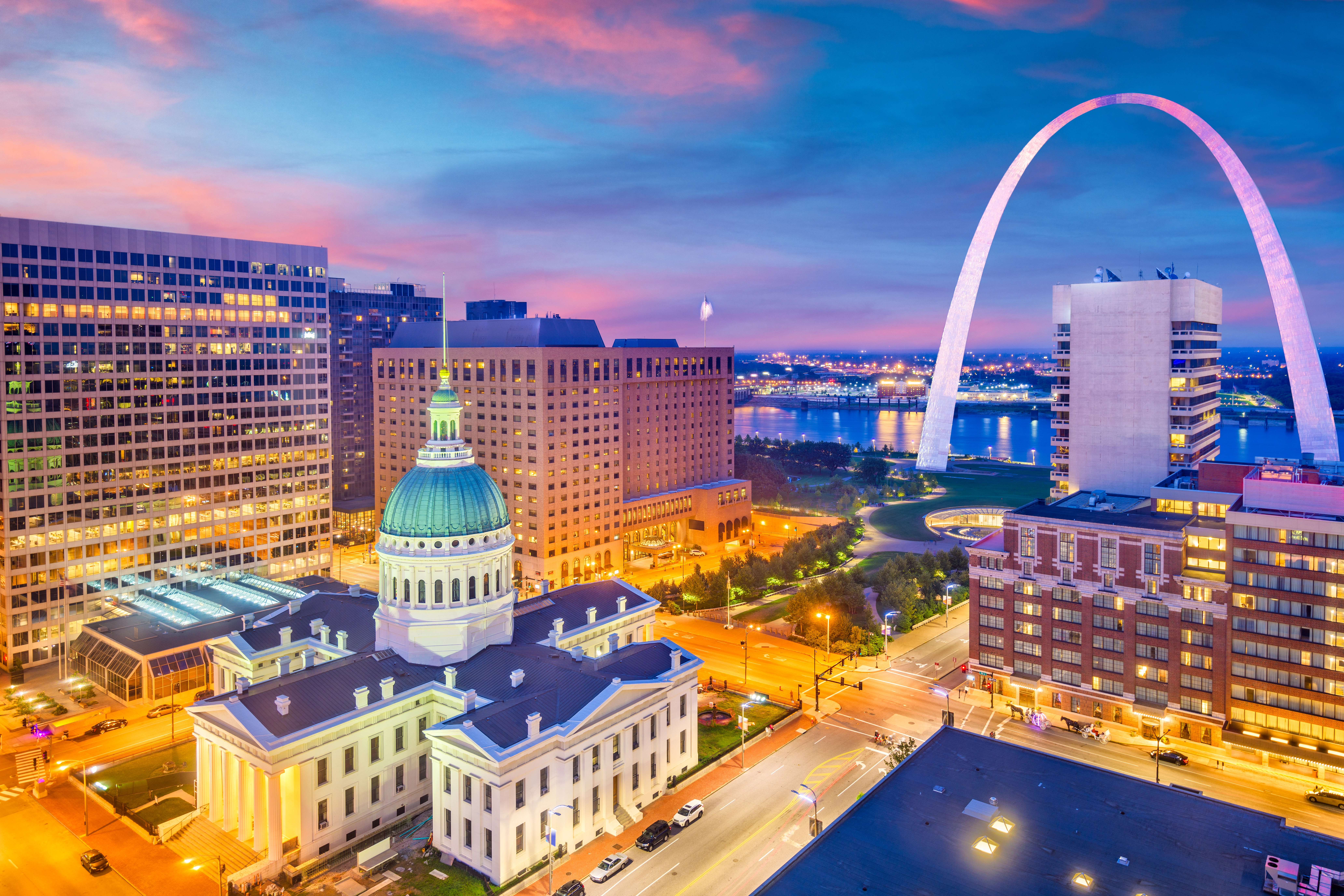 Saint Louis MO Skyline