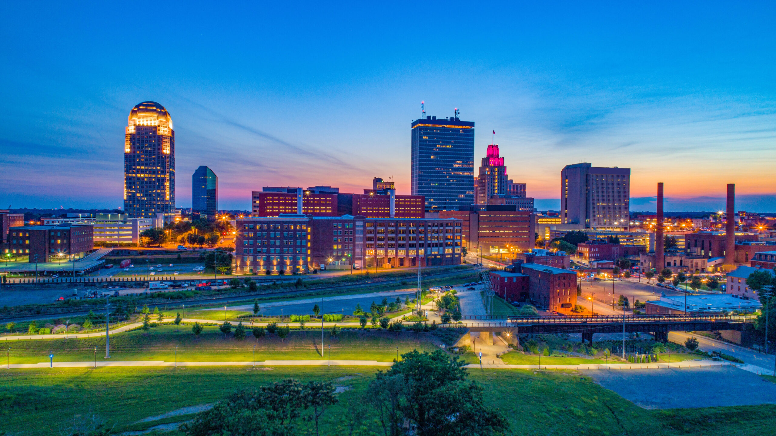 Winston-Salem NC Skyline