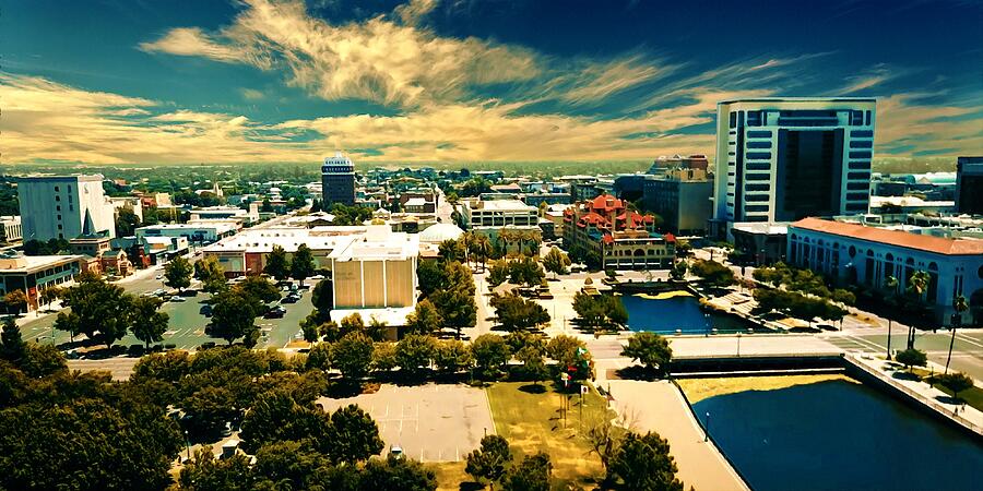 Stockton CA Cityscape