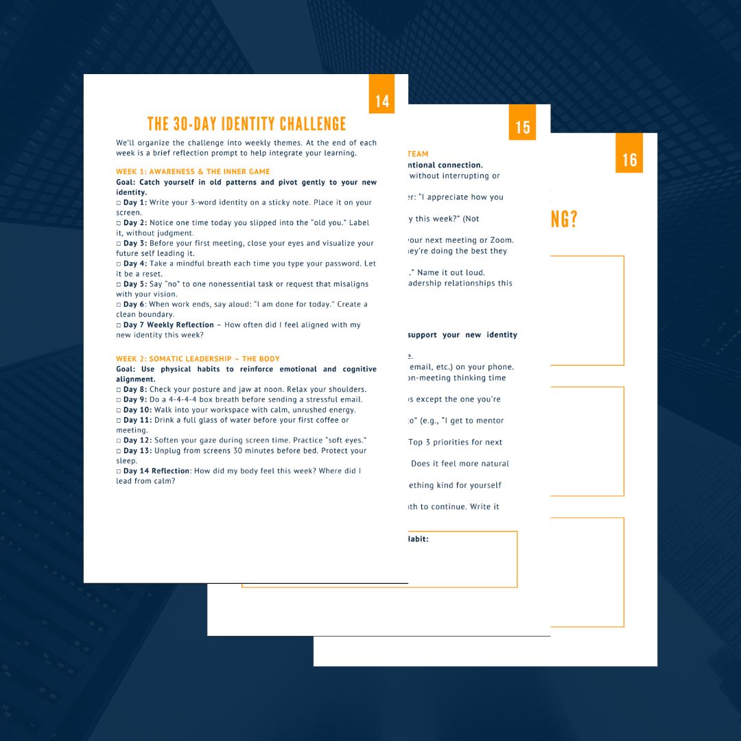 THE 30-DAY IDENTITY CHALLENGE